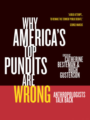 cover image of Why America's Top Pundits Are Wrong